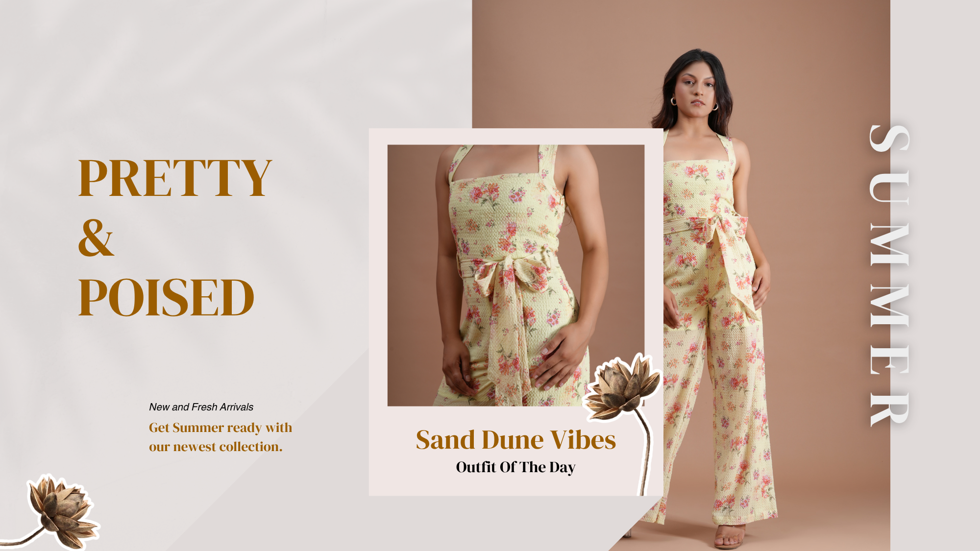 Pretty & poised (sand dune vibes)