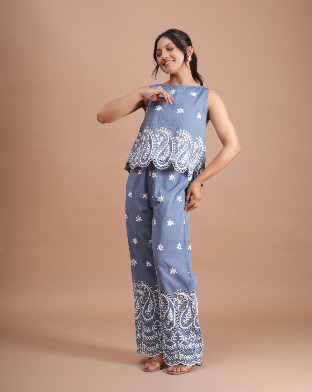 Crop Top and Pant Set