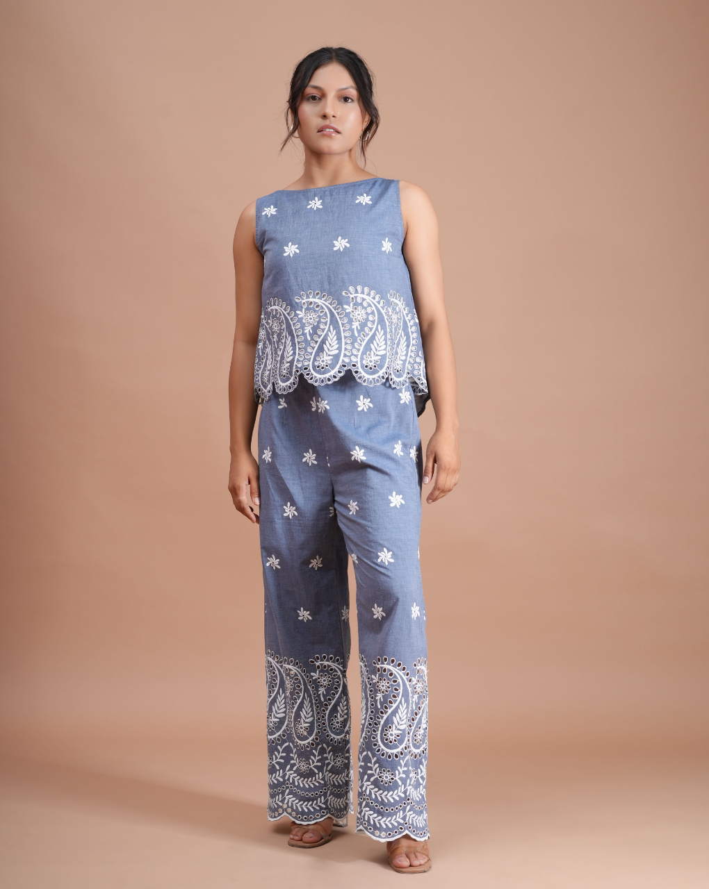 Crop Top and Pant Set