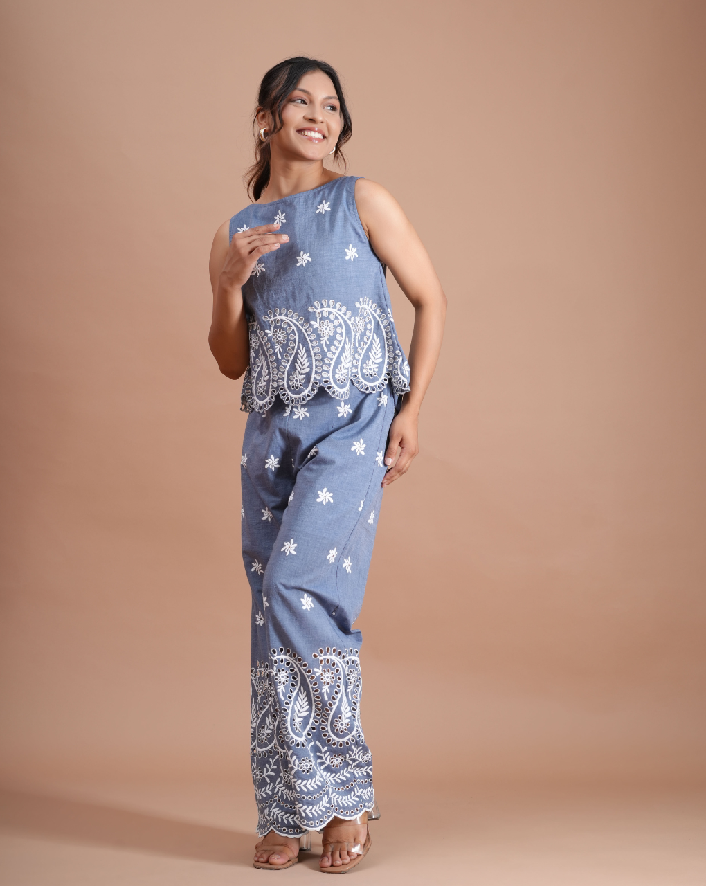 Crop Top and Pant Set